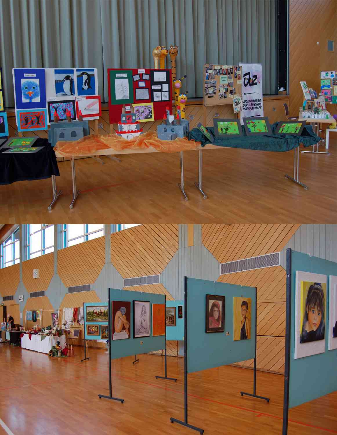 Künstlerausstellung in der Maintalhalle Mainaschaff